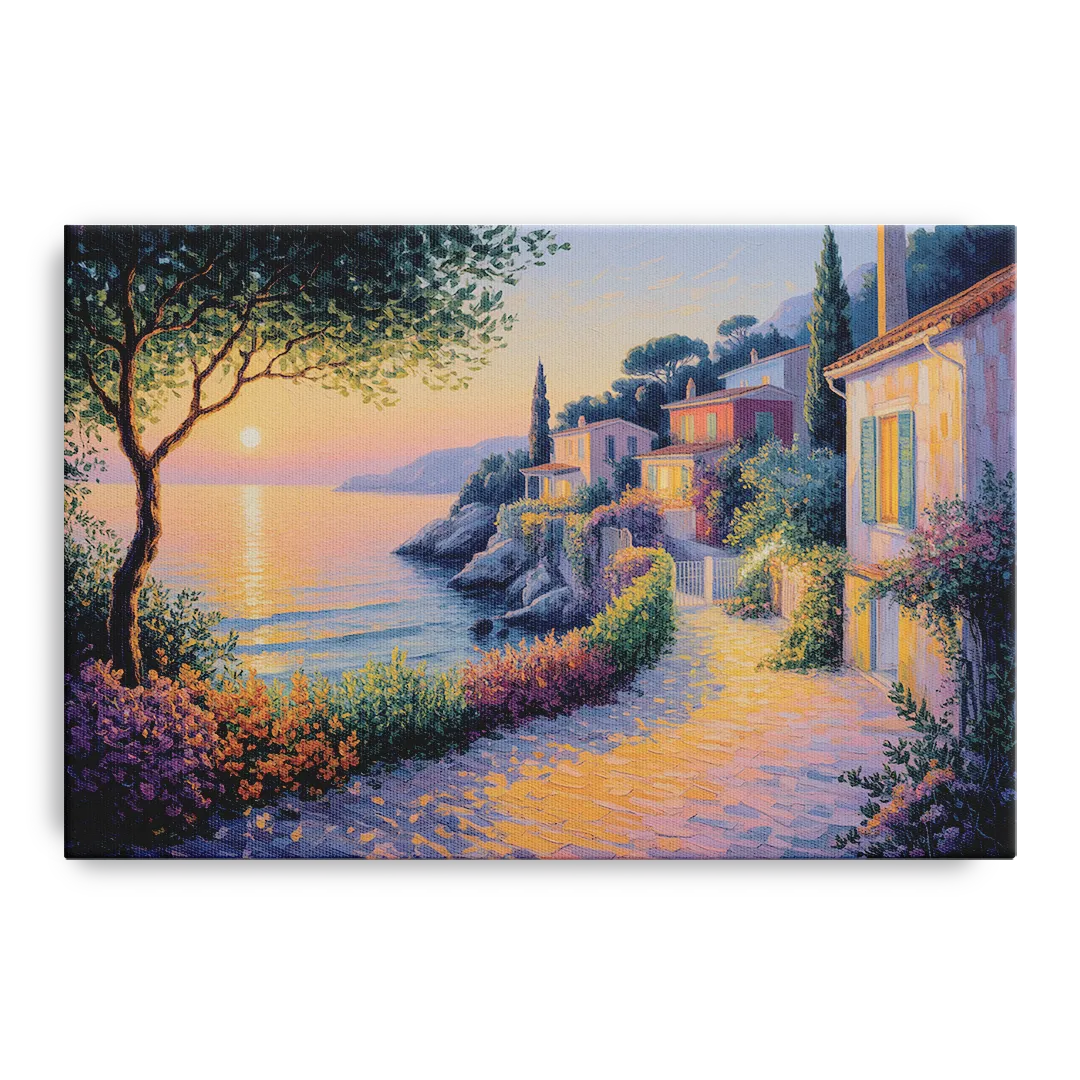 Mediterranean Glow Front - Canvas Wall Art