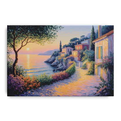Mediterranean Glow Front - Canvas Wall Art