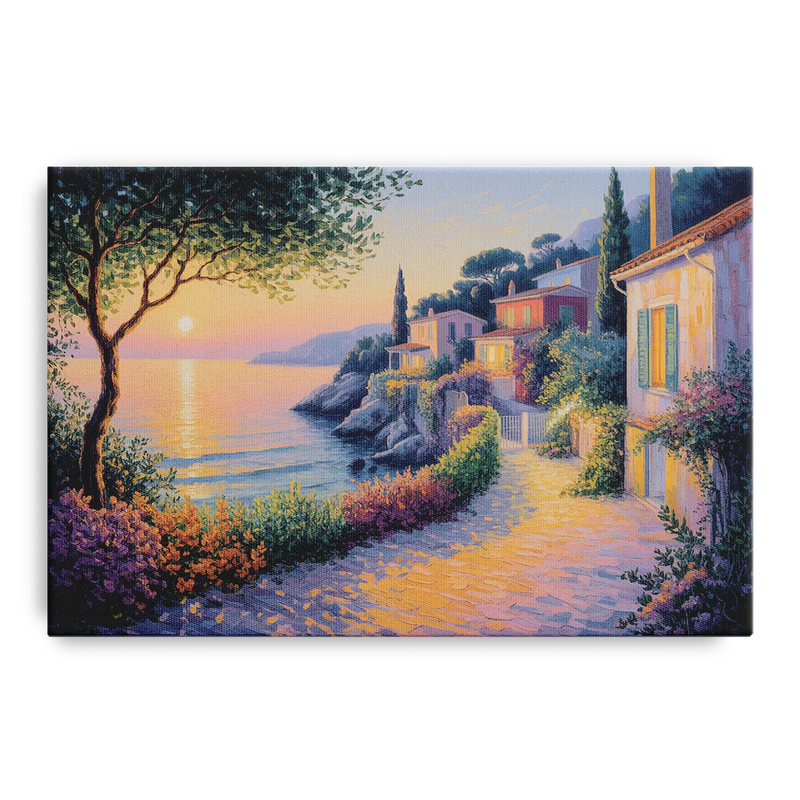 Mediterranean Glow Front - Canvas Wall Art