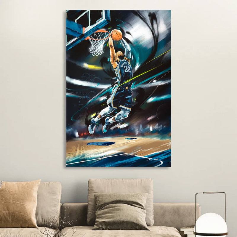 Memphis Grizzlies Spirit Living Room - Canvas Wall Art