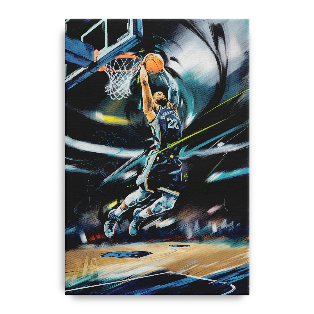 Memphis Grizzlies Spirit Front - Canvas Wall Art