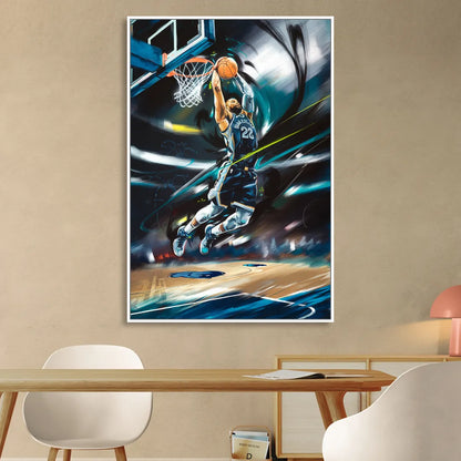 Memphis Grizzlies Spirit Sitting Room - White Canvas Wall Art