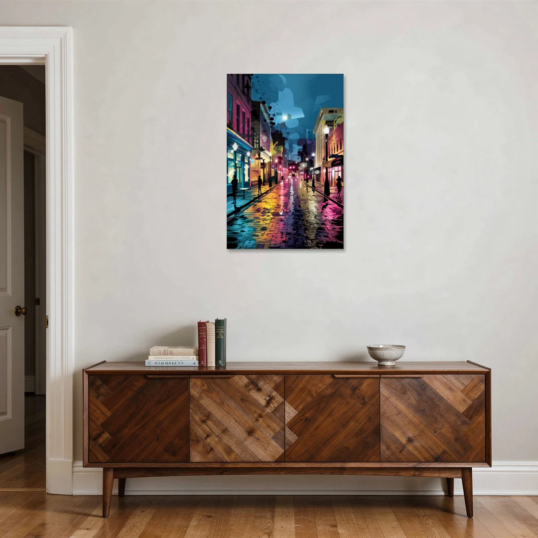Memphis Historic Beale Street - Canvas Wall Art - Coffee Table - 24x36