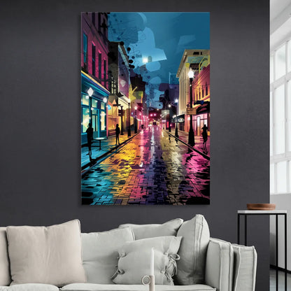 Memphis Historic Beale Street Sitting Room - Canvas Wall Art