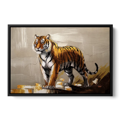 Memphis Tigers Pride Front - Black Canvas Wall Art