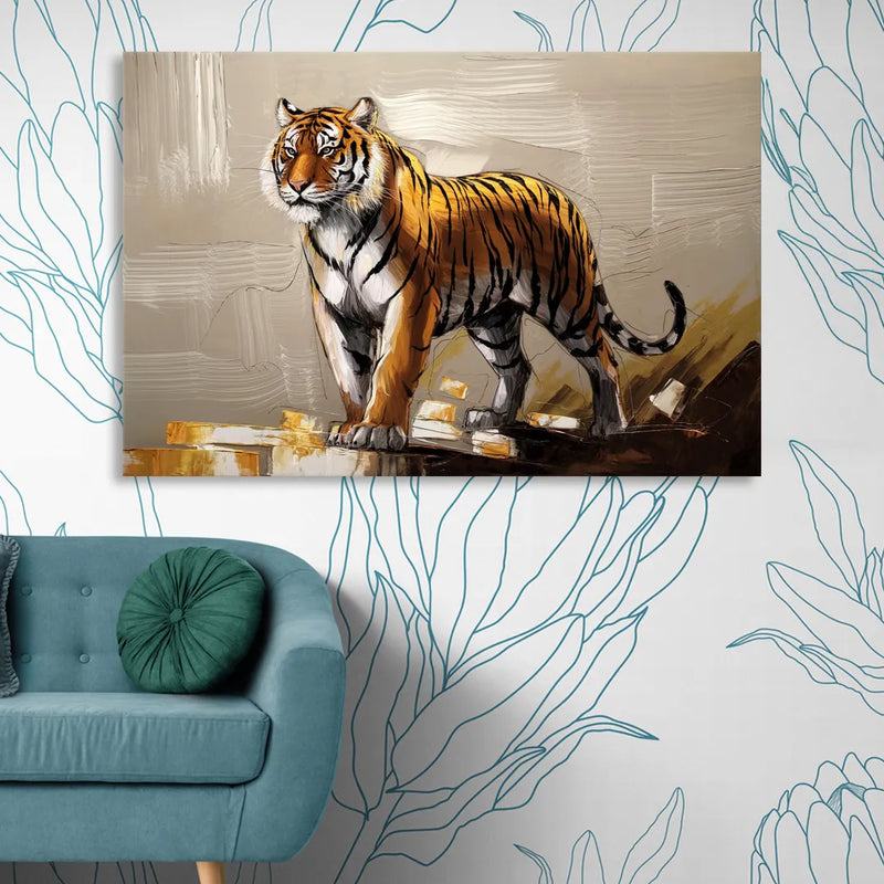 Memphis Tigers Pride Sitting Room - Canvas Wall Art
