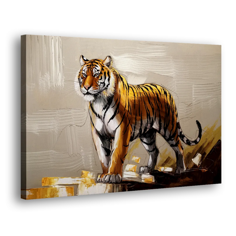 Royal Tiger - Canvas Wall Art