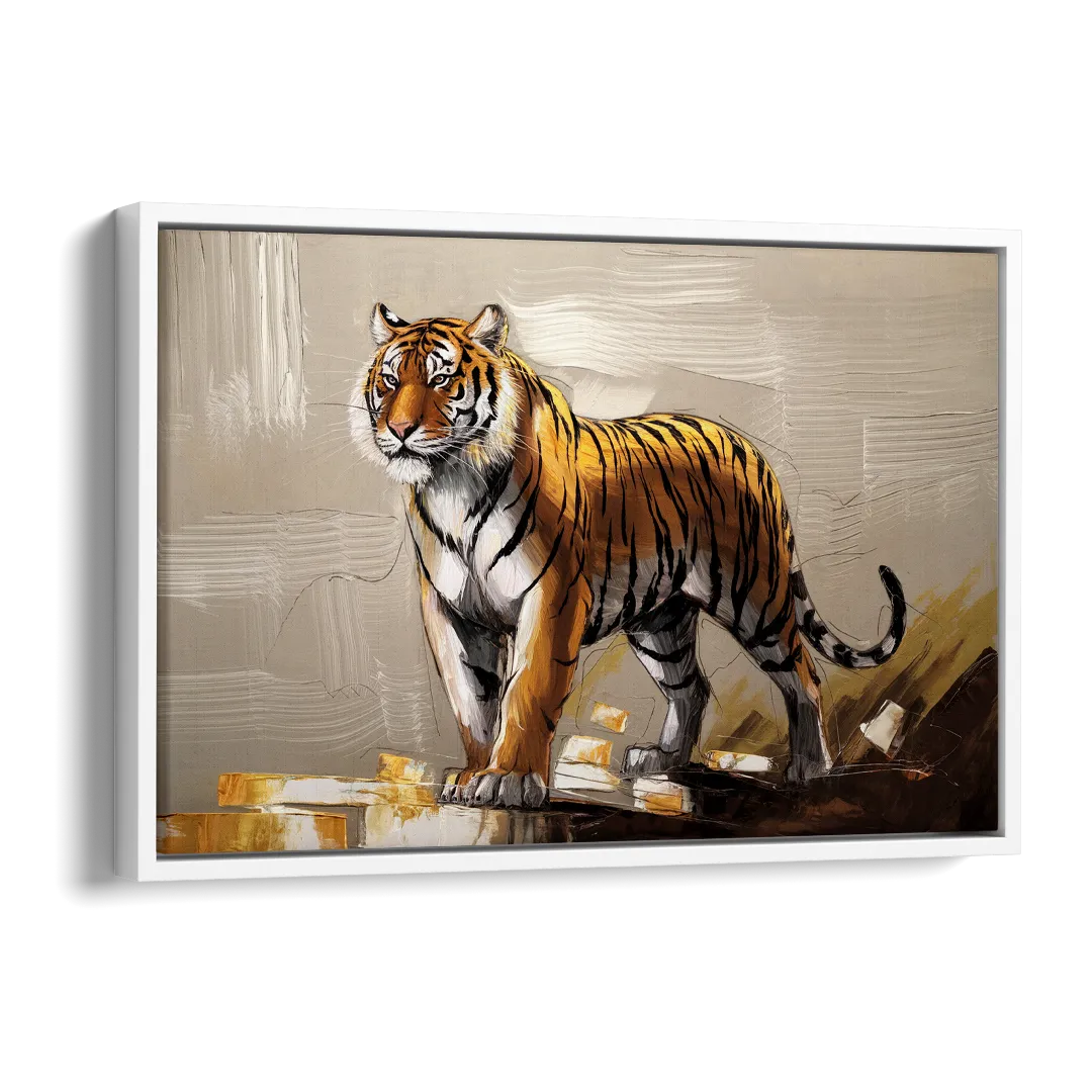 Memphis Tigers Pride Side - White Canvas Wall Art