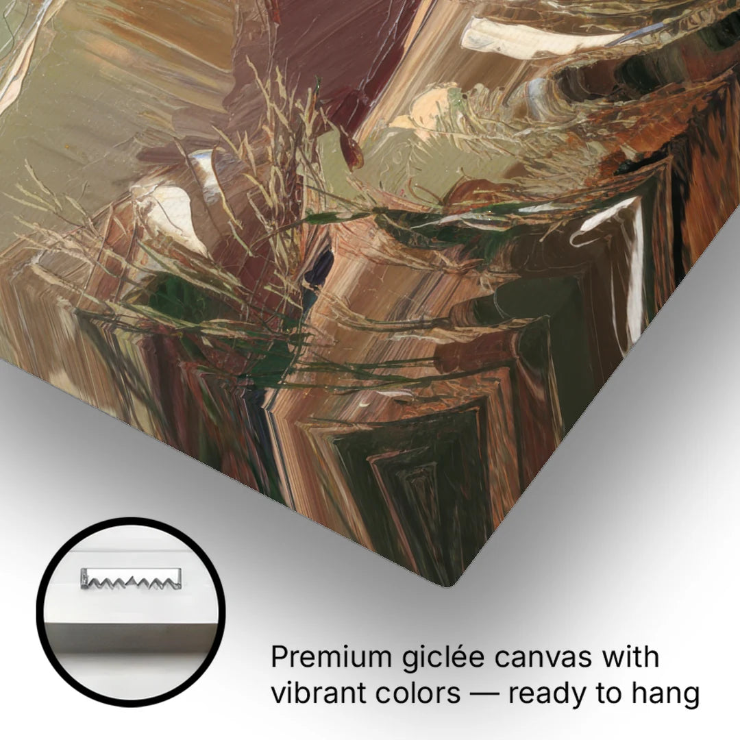Mesa Mountain Views - Canvas Wall Art - Gallery Wrap Corner