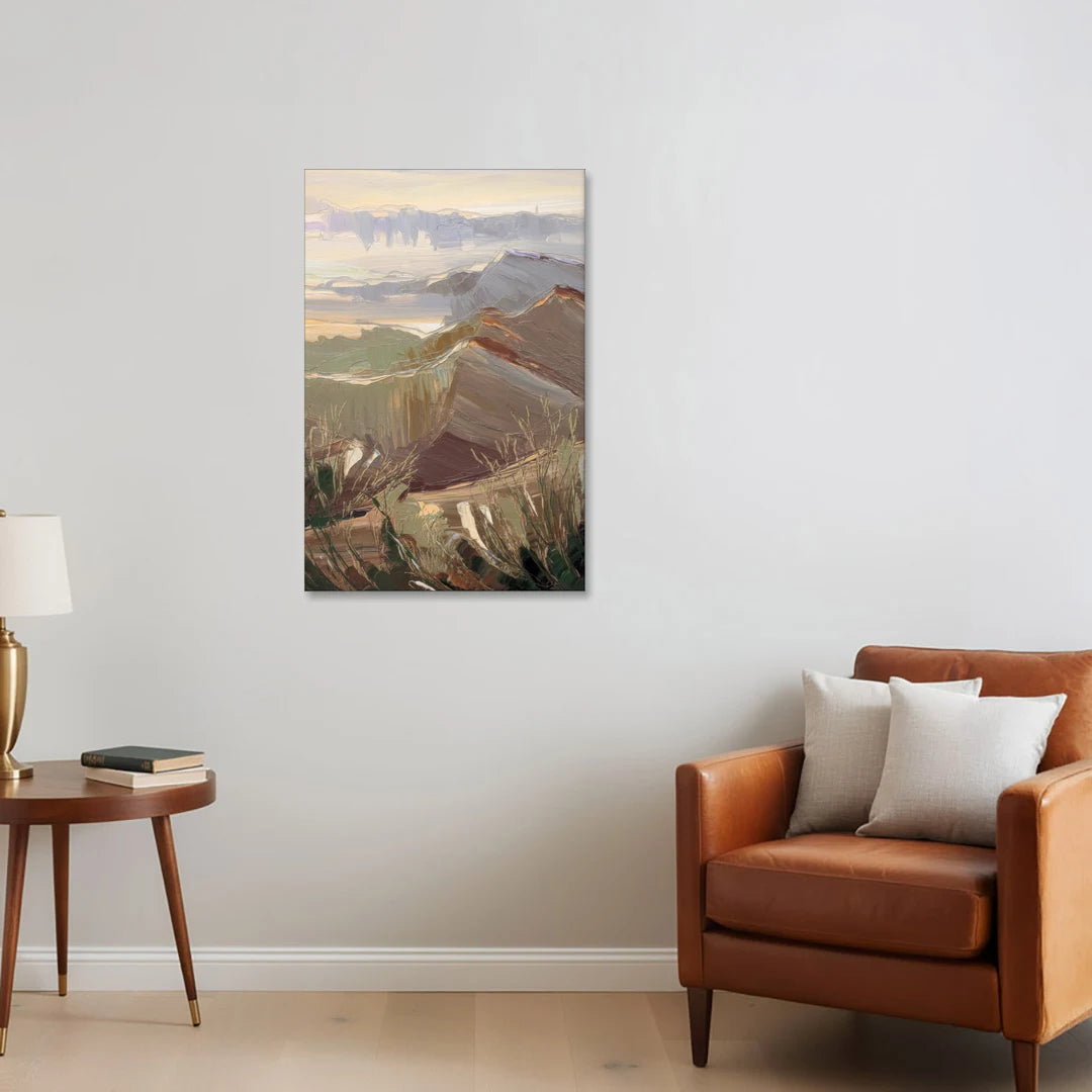 Mesa Mountain Views - Canvas Wall Art - Sofa - 24x36