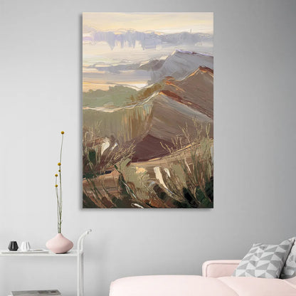 Mesa Mountain Views Sitting Room - Canvas Wall Art