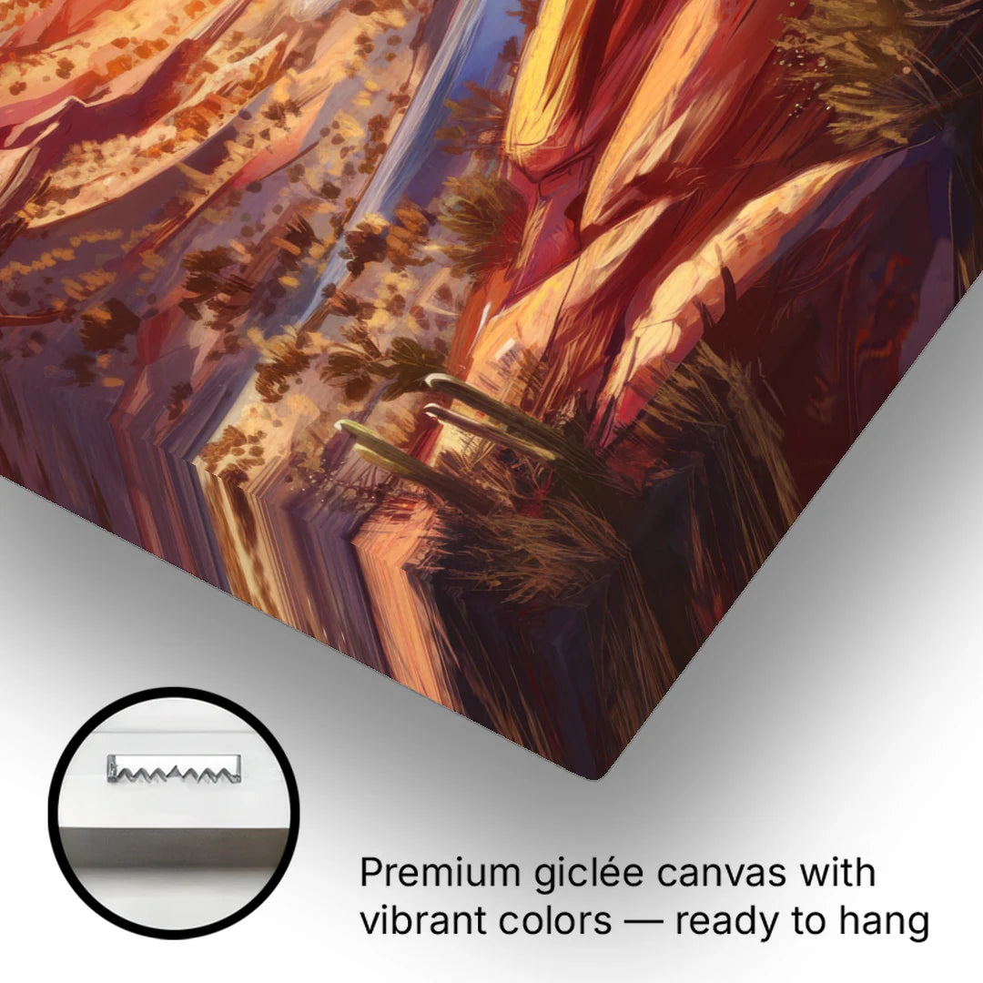 Mesa Nature Escape - Canvas Wall Art - Gallery Wrap Corner