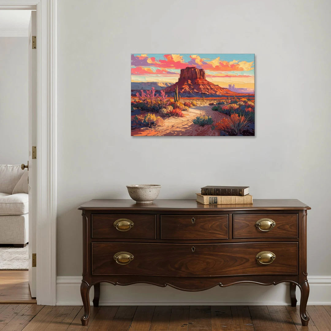 Mesa Scenic Desert - Canvas Wall Art - Coffee Table - 36x24
