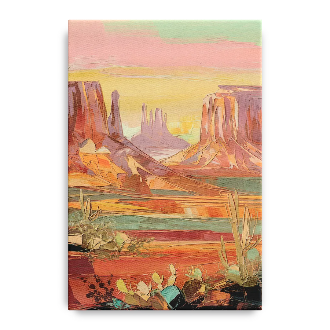 Mesa Southwest Charm Front - Canvas Wall Art