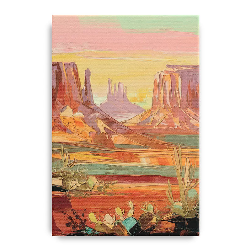 Mesa Southwest Charm Front - Canvas Wall Art