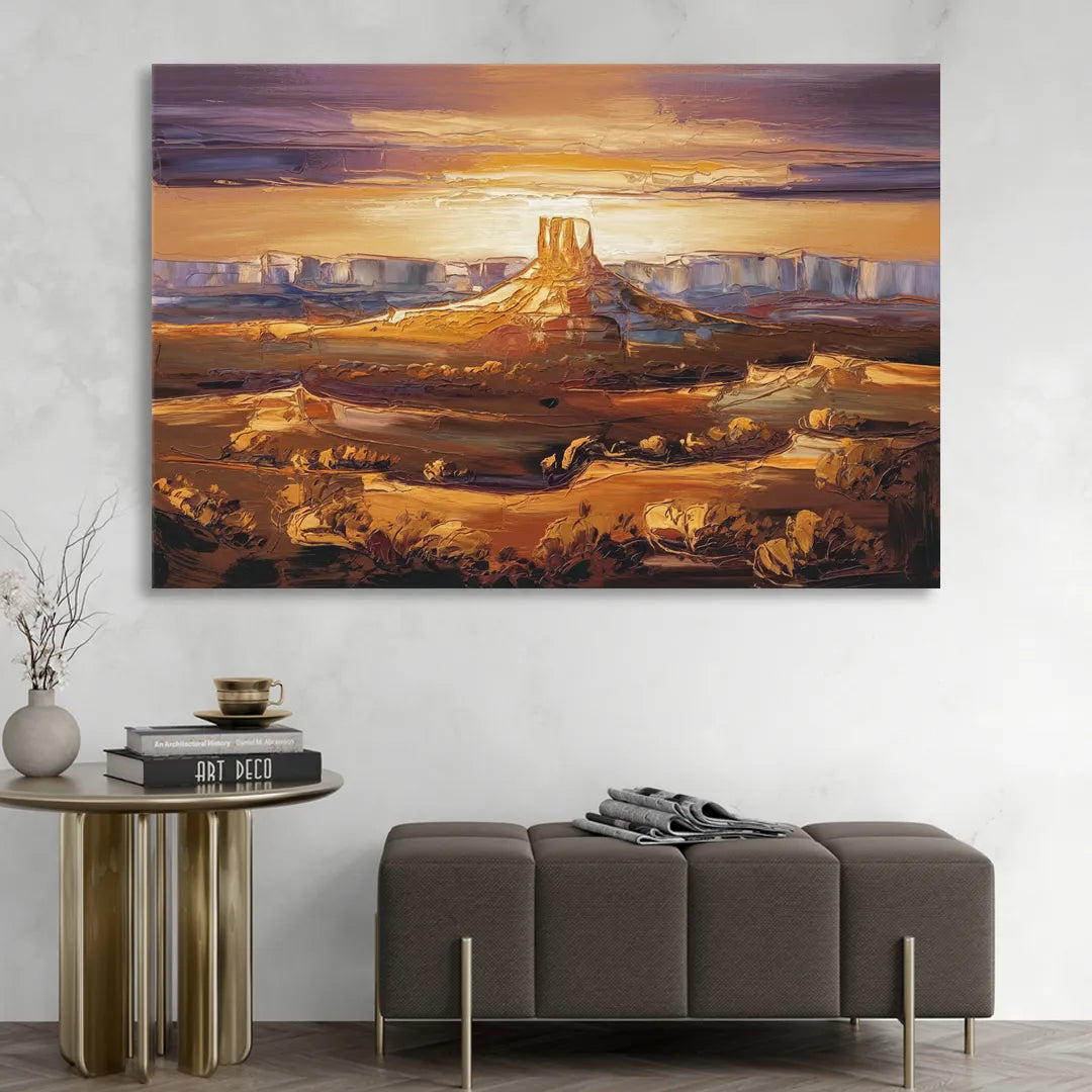 Mesa Sunlit Horizons Sitting Room - Canvas Wall Art