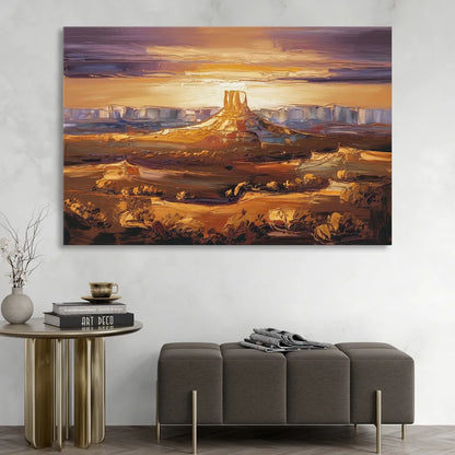 Mesa Sunlit Horizons Sitting Room - Canvas Wall Art