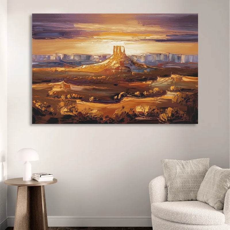 Mesa Sunlit Horizons Living Room - Canvas Wall Art