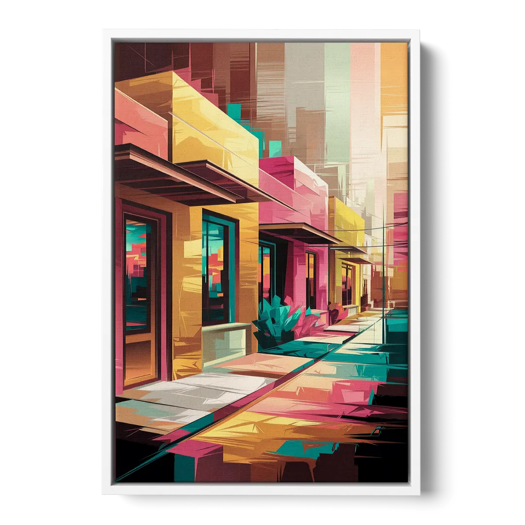 Mesa Urban Vibes Front - White Canvas Wall Art