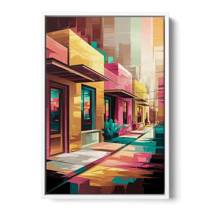 Mesa Urban Vibes Front - White Canvas Wall Art