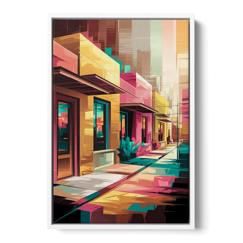 Mesa Urban Vibes Front - White Canvas Wall Art