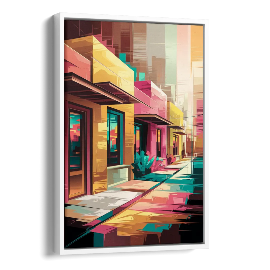 Mesa Urban Vibes Side - White Canvas Wall Art