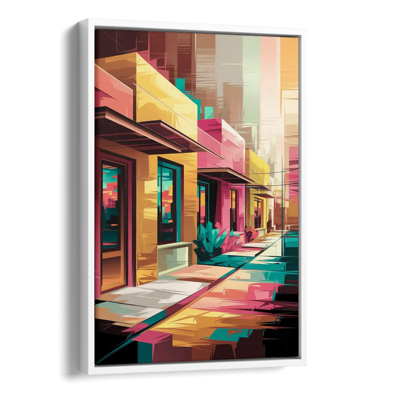 Mesa Urban Vibes Side - White Canvas Wall Art
