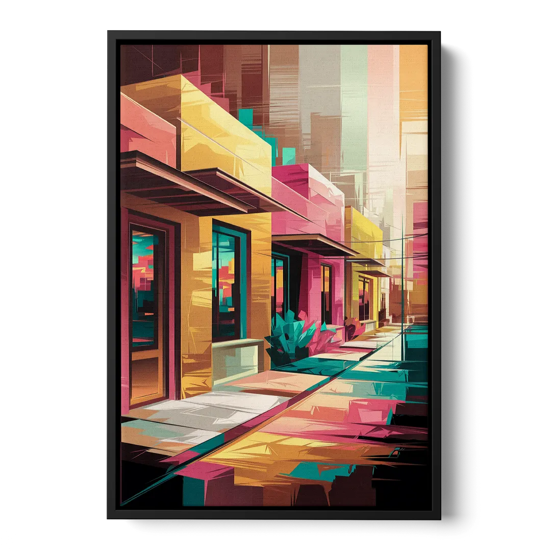 Mesa Urban Vibes Front - Black Canvas Wall Art