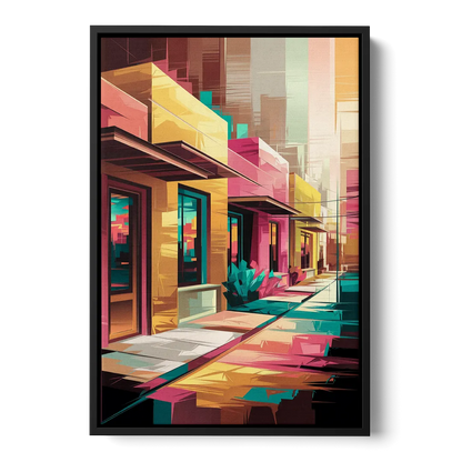 Mesa Urban Vibes Front - Black Canvas Wall Art