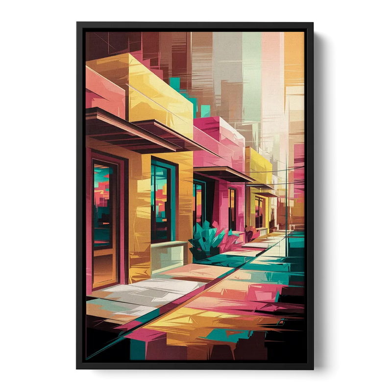 Mesa Urban Vibes Front - Black Canvas Wall Art