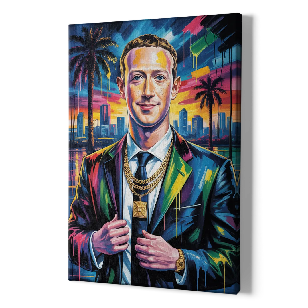 Meta Mind - Canvas Print Art Sides