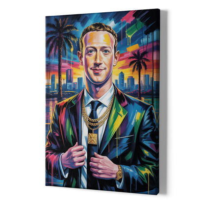 Meta Mind - Canvas Print Art Sides