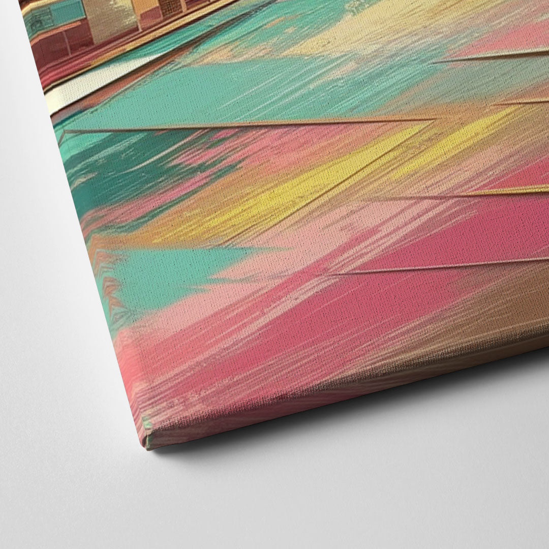 Miami Beach Vibes Canvas Close Up