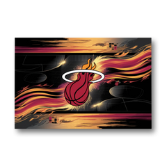 Miami Heat Basketball - Canvas Wall Art - Front