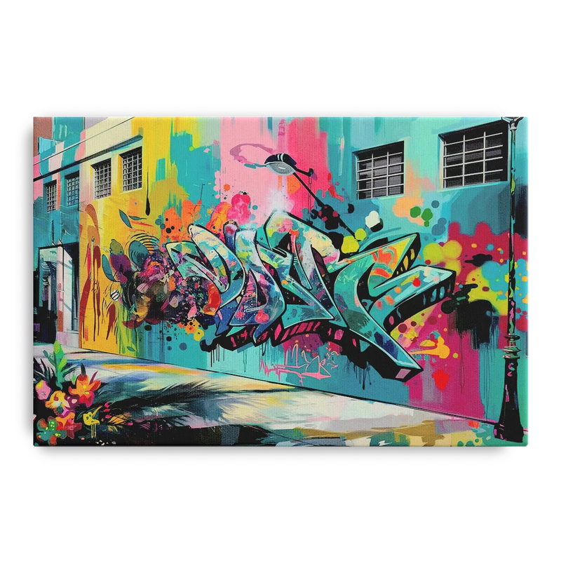 Miami Wynwood Murals Front - Canvas Wall Art