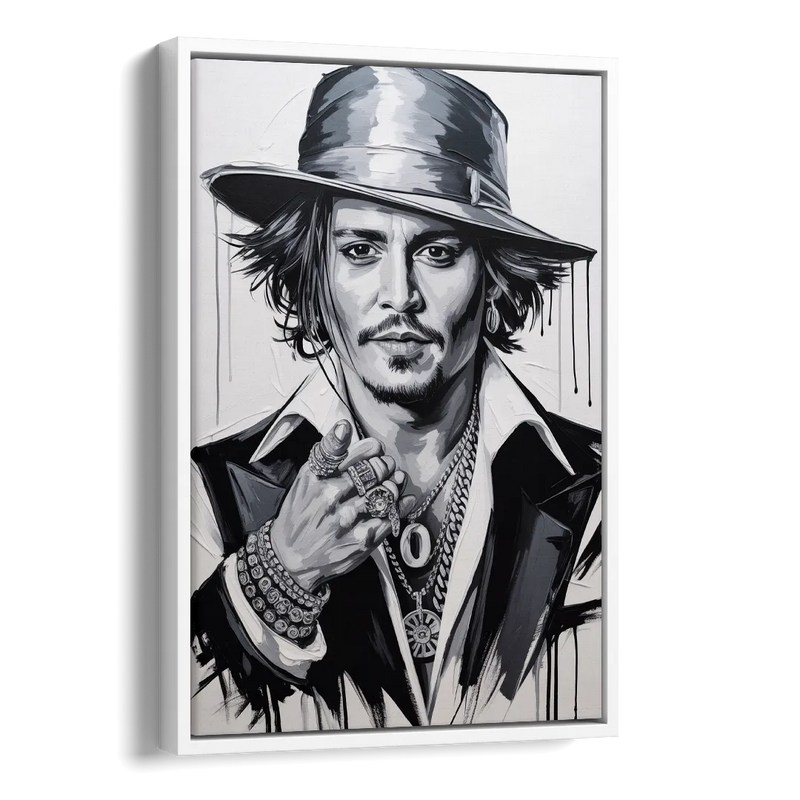 Midnight Voyage 2.0 Side - White Canvas Wall Art