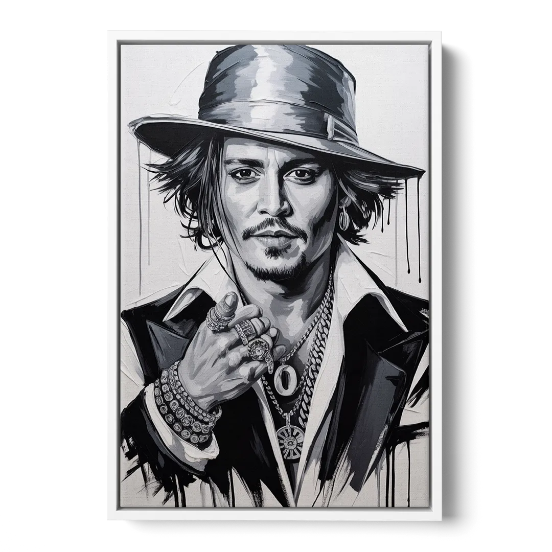 Midnight Voyage 2.0 - White Frame Canvas