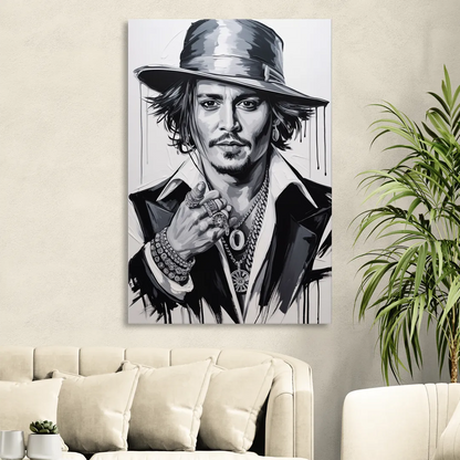 Midnight Voyage 2.0 Living Room - Canvas Wall Art