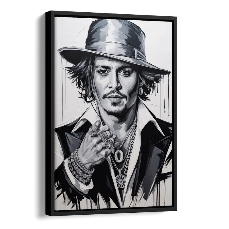 Midnight Voyage 2.0 Side - Black Canvas Wall Art