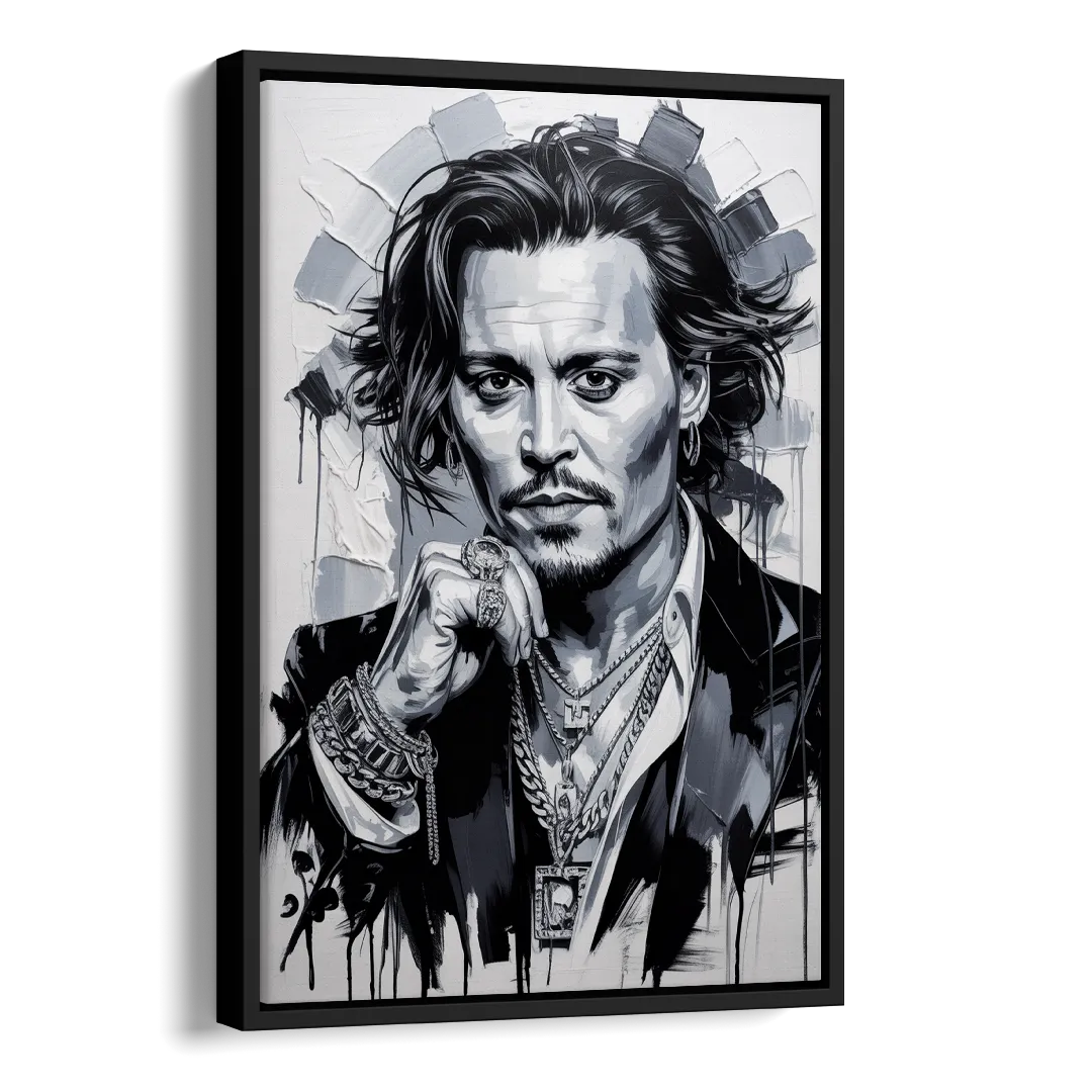 Midnight Voyage Side - Black Canvas Wall Art