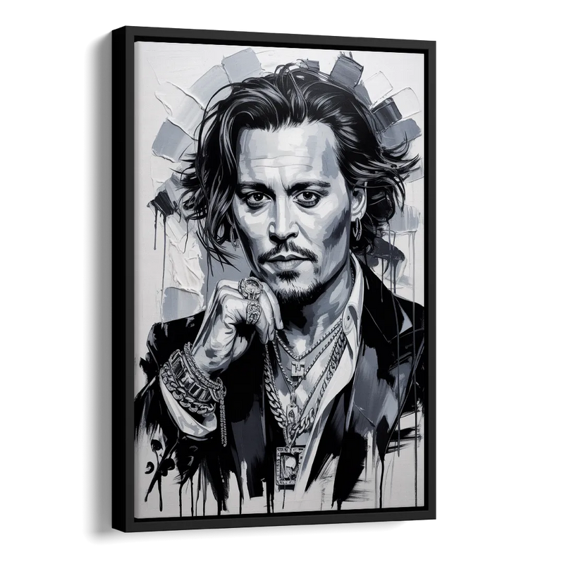 Midnight Voyage Side - Black Canvas Wall Art