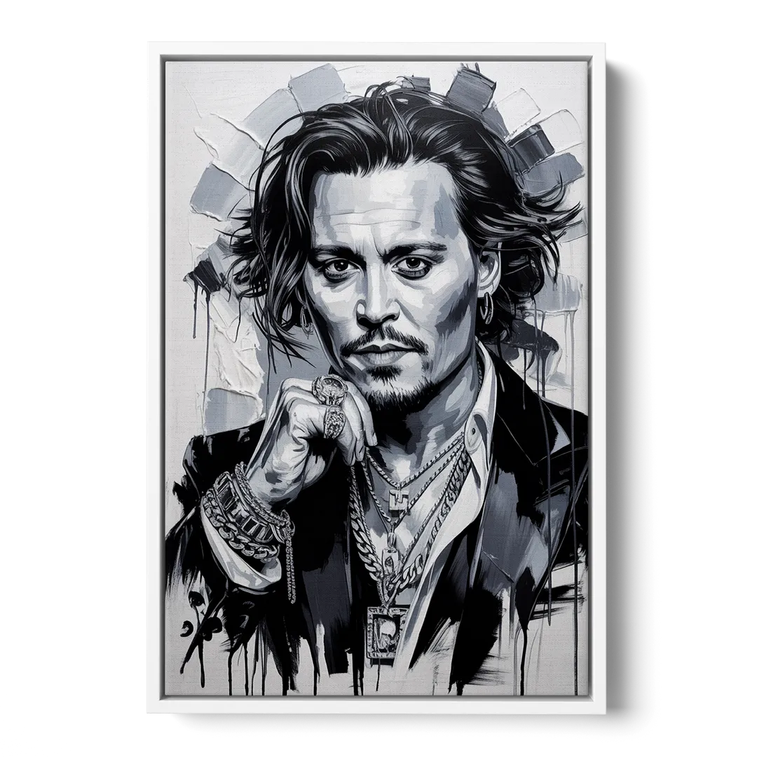 Midnight Voyage Front - White Canvas Wall Art