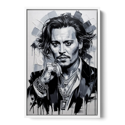 Midnight Voyage Front - White Canvas Wall Art