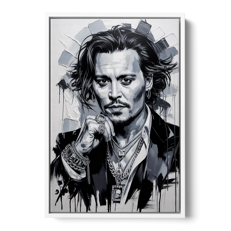 Midnight Voyage Front - White Canvas Wall Art