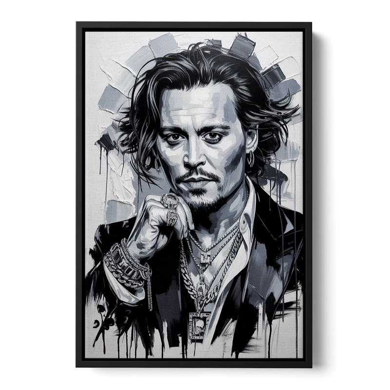 Midnight Voyage Front - Black Canvas Wall Art