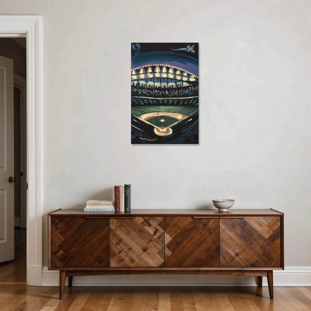 Milwaukee Brewers Celebration - Canvas Wall Art - Coffee Table - 24x36