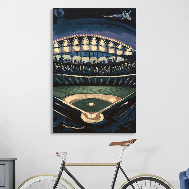 Milwaukee Brewers Celebration Sitting Room - Canvas Wall Art