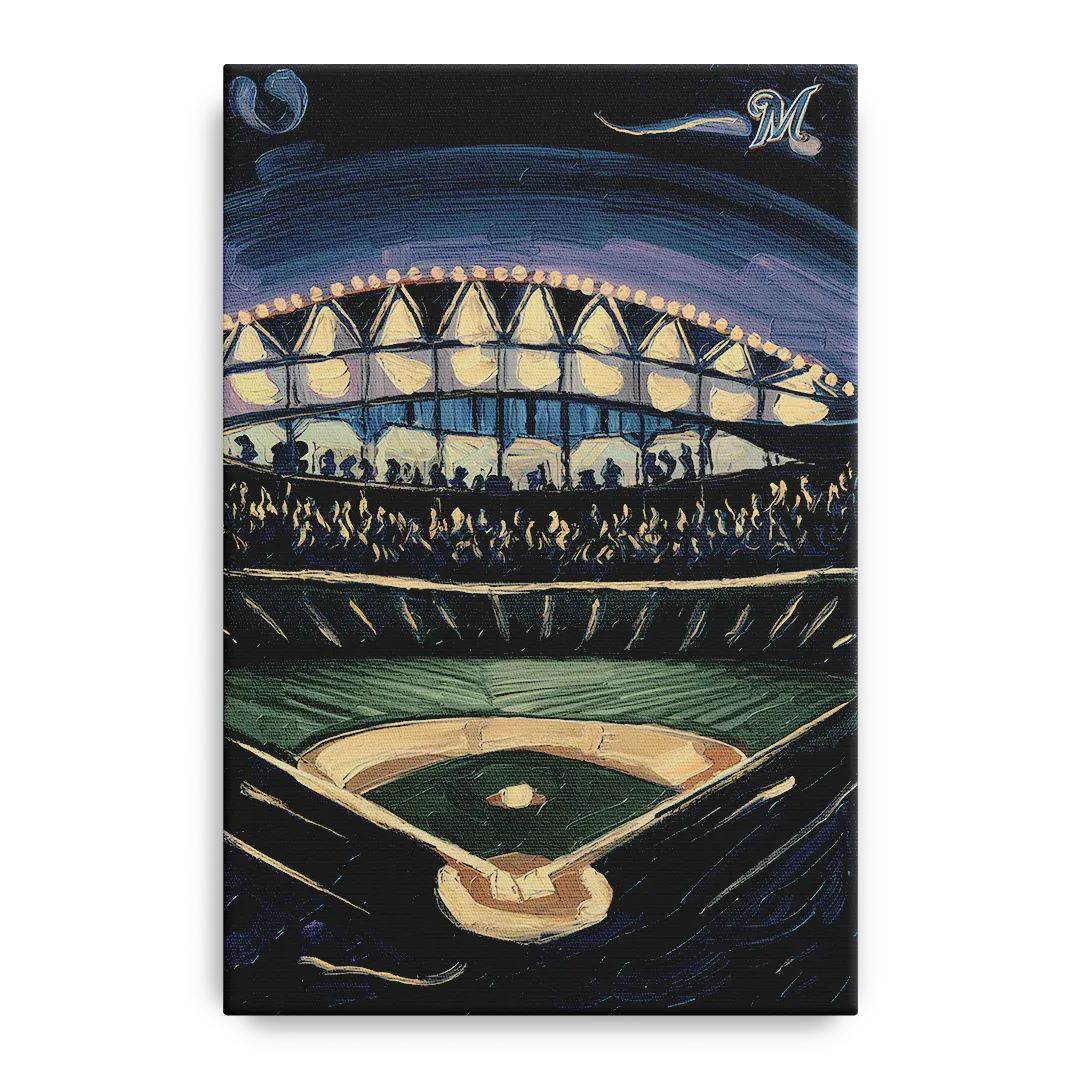 Milwaukee Brewers Celebration Front - Canvas Wall Art