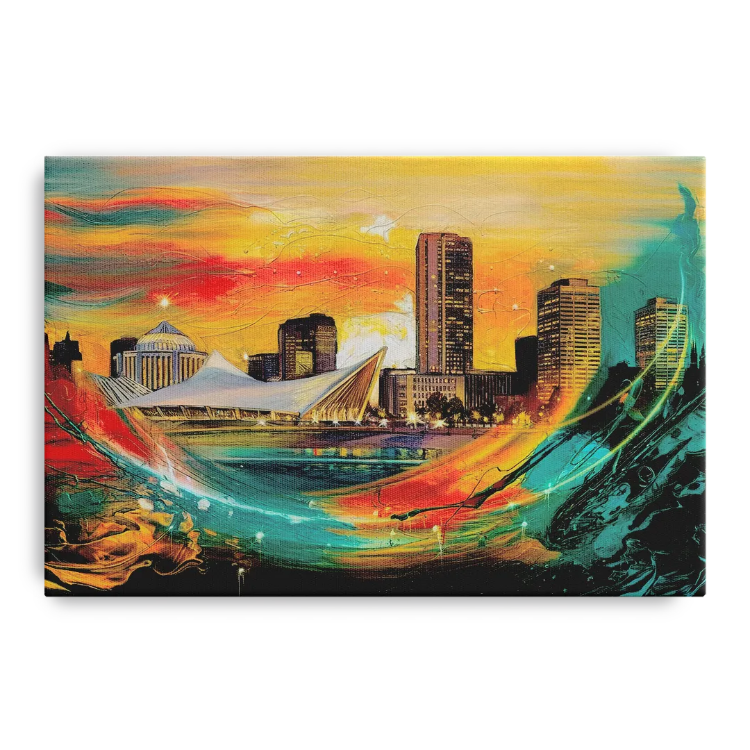Milwaukee Festival Spirit Front - Canvas Wall Art