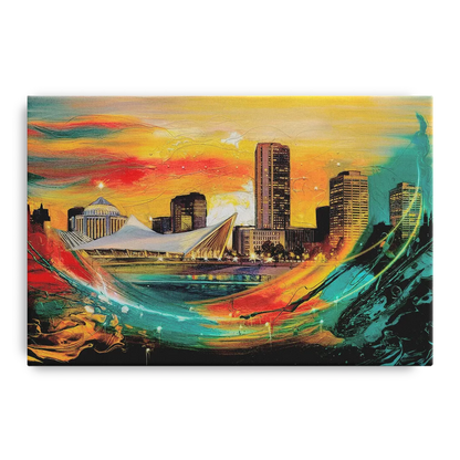 Milwaukee Festival Spirit Front - Canvas Wall Art